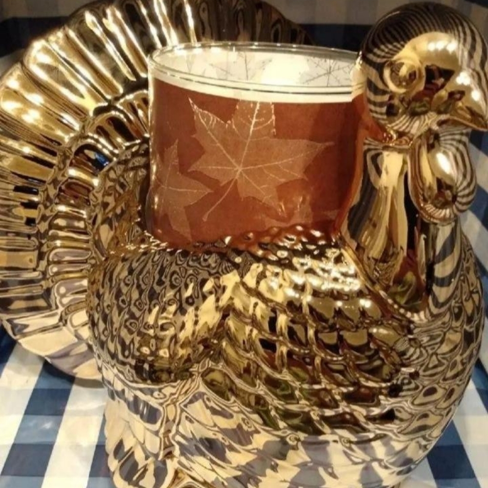 HTF Bath and Body Works Turkey Pedestal